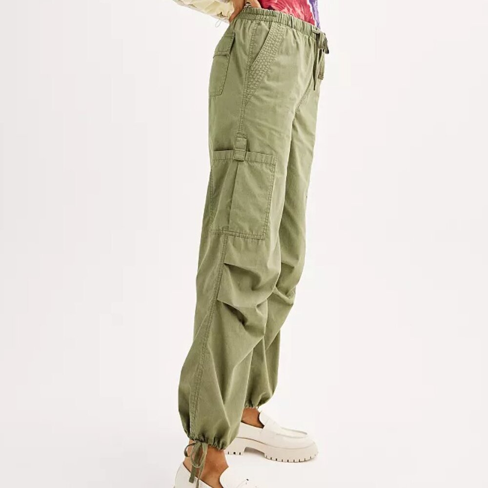 Juniors' SO Cargo Parachute Pants